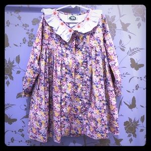 CECIL & LOU Liberty of London smocked dress